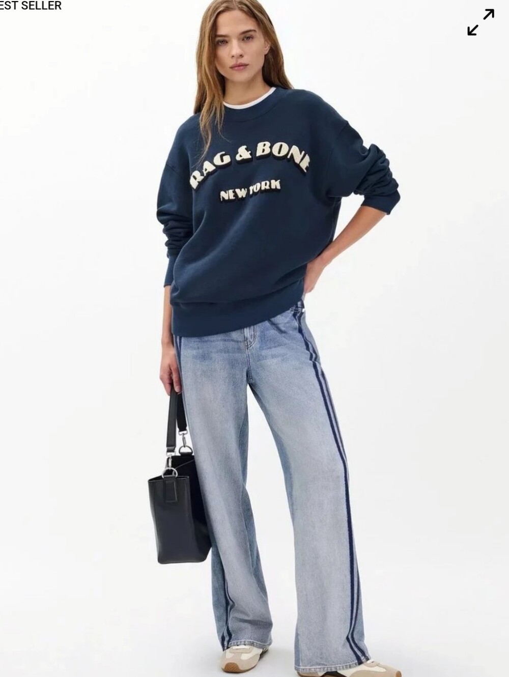 rag & bone Miramar Wide-leg Track Pant In Coney - Picture 6 of 13